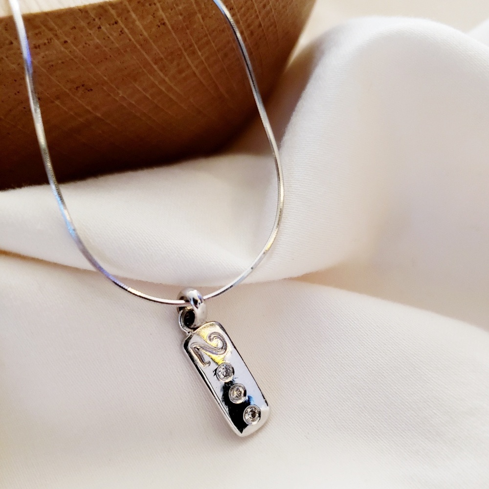 Tag Pendant Necklace